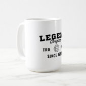 Legende seit 1983 kaffeetasse (Vorderseite Links)