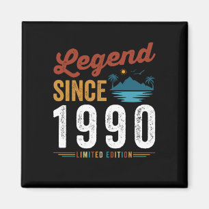 Legende seit 1990 Geburtstag Retro Vintage Magnet