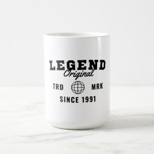 Legende seit 1991 kaffeetasse