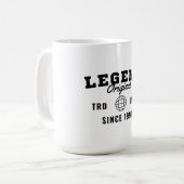 Legende seit 1991 kaffeetasse (Vorderseite Links)