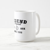 Legende seit 1996 kaffeetasse (VorderseiteRechts)