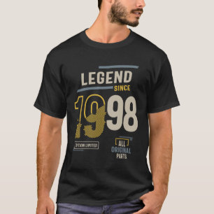 Legende seit 1998 25 Geburtstag T-Shirt