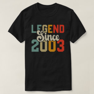 Legende seit 2003 21. Geburtstag 21 Jahre alt T-Shirt
