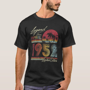 Legende seit April 1952 70 Jahre alt 70. Geburtsta T-Shirt