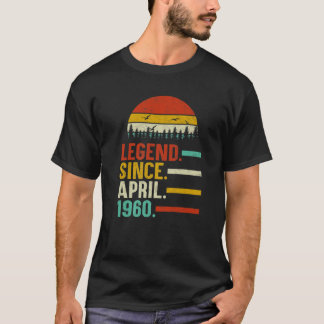 Legende seit April 1960 60. Geburtstag 60 Jahre al T-Shirt