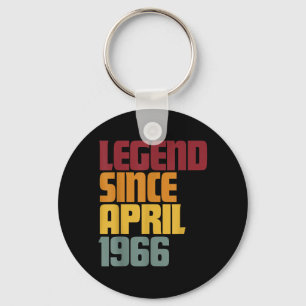 Legende seit April 1966 60. Geburtstag - Vintage Schlüsselanhänger