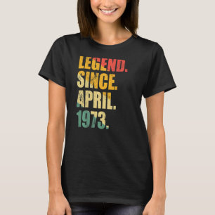Legende seit April 1973 50 Jahre alte Mann Frauen T-Shirt