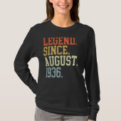 Legende seit August 1936 für Männer Frauen August T-Shirt (Vorderseite)