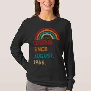Legende seit August 1966 56. Geburtstag Geboren 19 T-Shirt