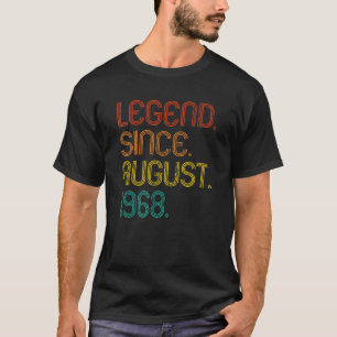 Legende seit August 1968 Retro 54 Jahre alt 54. B T-Shirt