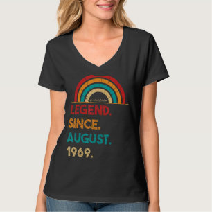 Legende seit August 1969 53. Geburtstag Geboren 19 T-Shirt