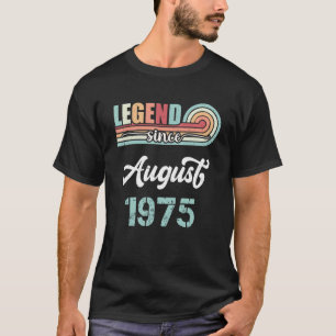 Legende seit August 1975 47 Jahre altes Vintage Ge T-Shirt
