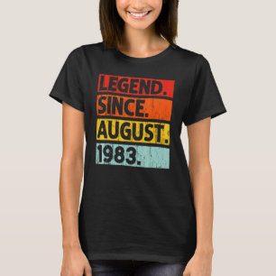 Legende seit August 1983 Vintag 39 Jahre alt 39. T-Shirt