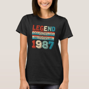 Legende seit August 1987 Retro 35 Jahre alt 35th B T-Shirt