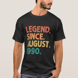 Legende seit August 1990 1990 T-Shirt