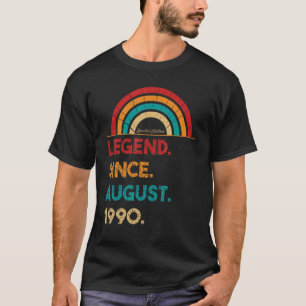 Legende seit August 1990 32. Geburtstag Geboren 19 T-Shirt