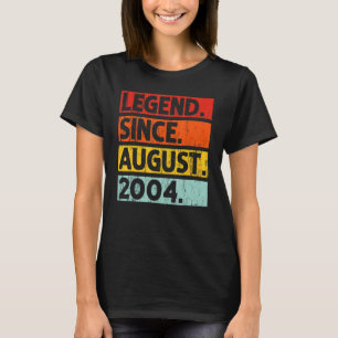 Legende seit August 2004 Vintag 18 Jahre alt 18. T-Shirt