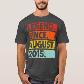 Legende Seit August 2015 Vintag 7 Jahre alt 7. T-Shirt