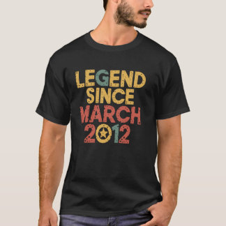 Legende seit dem 13. Geburtstag März 2012 13 Jahr T-Shirt
