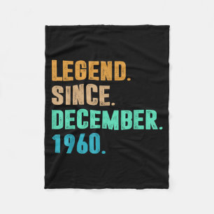 Legende seit Dezember 1960 Geburtstag Geburtstag 1 Fleecedecke