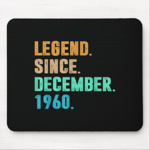 Legende seit Dezember 1960 Geburtstag Geburtstag 1 Mousepad