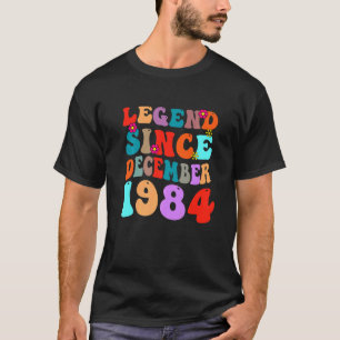 Legende seit Dezember 1984 Vintage Geburtstag Retr T-Shirt