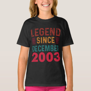 Legende seit Dezember 2003 Vintage Geburtstag T-Shirt