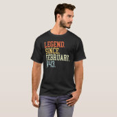 Legende seit Februar 1943 für Männer Frauen Februa T-Shirt (Vorne ganz)