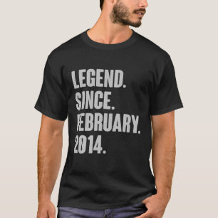 Legende seit Februar 2014 - 8 Jahre altes Geschenk T-Shirt
