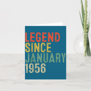 Legende seit Januar 1956 70. Geburtstag 70 Jahre a Karte