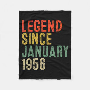 Legende seit Januar 1956 70. Geburtstagsgeschenke Fleecedecke