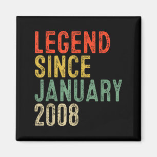 Legende seit Januar 2008 18. Geburtstag 18 Jahre a Magnet