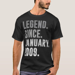 Legende seit Januar 2009 13. Geburtstag Vintage 20 T-Shirt