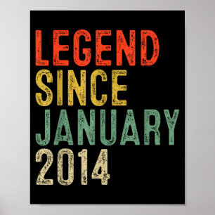 Legende seit Januar 2014 12. Geburtstagsgeschenke  Poster