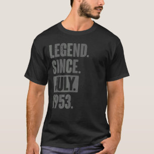 Legende seit Juli 1953 69 Jahre 69 Geburtstag T-Shirt