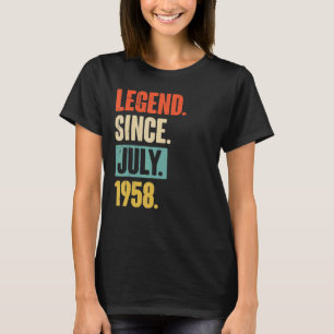 Legende seit Juli 1958 64 Jahre 64 Geburtstag T-Shirt