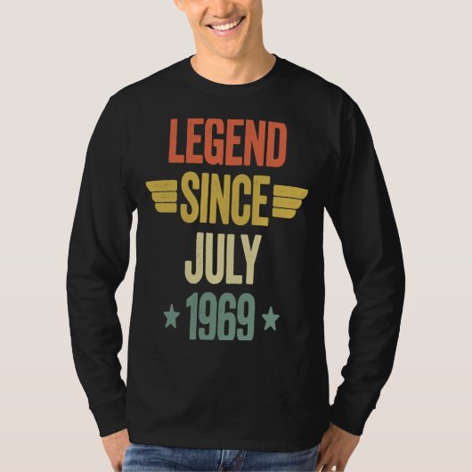 Legende seit Juli 1969 T-Shirt (Vorderseite)