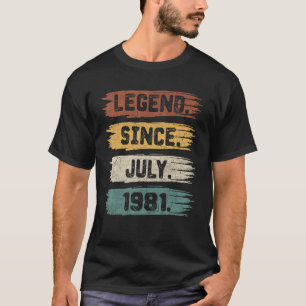 Legende seit Juli 1981 41 Jahre 41 Jahre 41. Gebur T-Shirt
