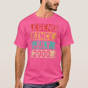 Legende seit Juli 2000 Vintag 22 Jahre alt 22. B T-Shirt