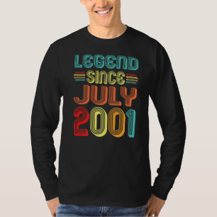 Legende seit Juli 2001 21. Geburtstag Vintage 21 J T-Shirt