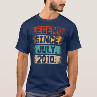 Legende seit Juli 2010 Vintag 12 Jahre alt 12. T-Shirt