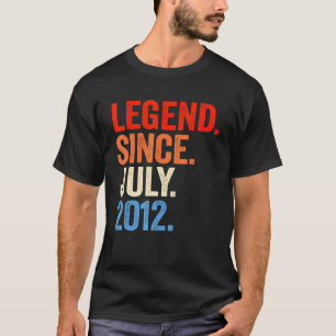 Legende seit Juli 2012 10. Geburtstag 10 Jahre alt T-Shirt