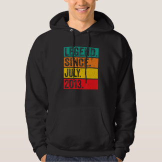 Legende seit Juli 2013 9 Jahre alt 9. Geburtstag V Hoodie
