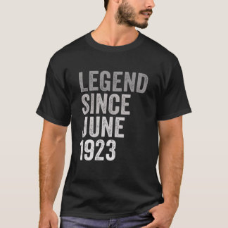Legende seit Juni 1923 Phantastisch ZZ Jahre alt Z T-Shirt