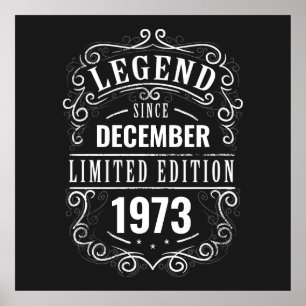 Legende seit kundenspezifisch poster