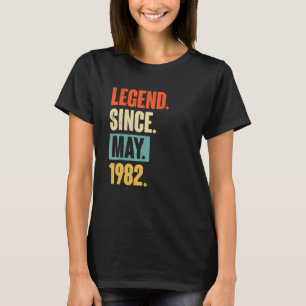 Legende seit Mai 1982 40 Jahre 40 Jahre alt 40. Ge T-Shirt