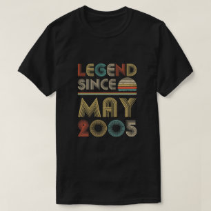 Legende seit Mai 2005 Vintagen 15. Geburtstagsgesc T-Shirt