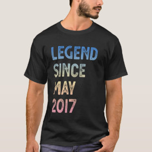 Legende seit Mai 2017 8. Geburtstag Jungen Mädchen T-Shirt