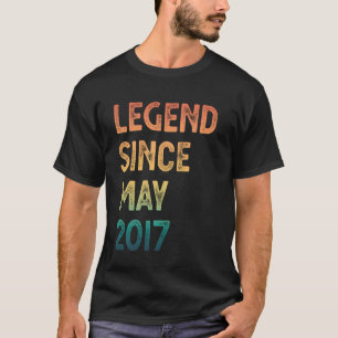 Legende seit Mai 2017 8. Geburtstag Jungen Mädchen T-Shirt