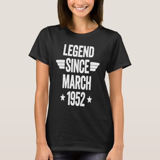 Legende seit März 1952 1 T-Shirt (Vorderseite)